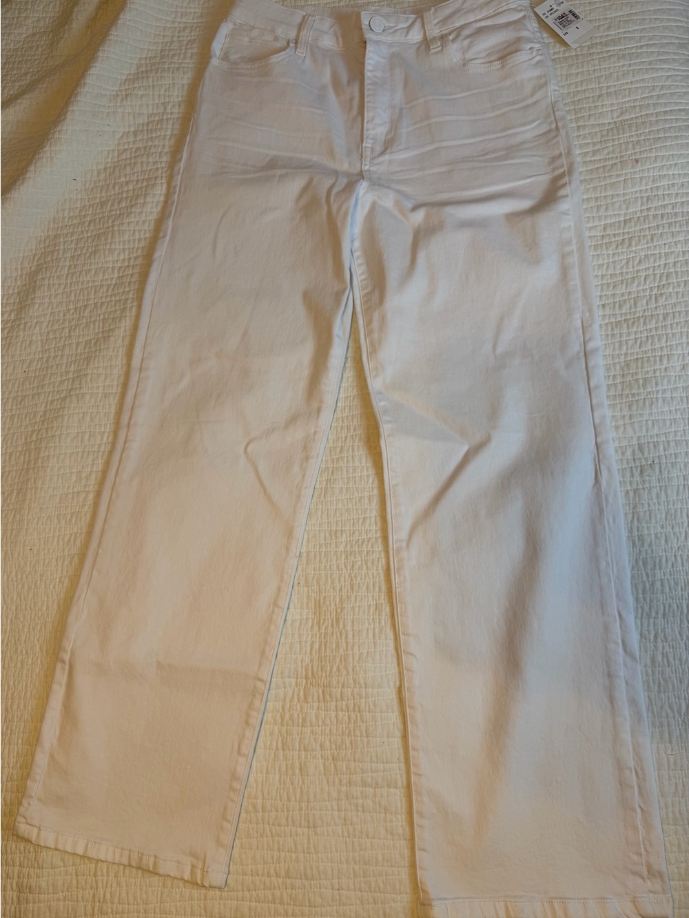 Kut from the Kloth Siena High-Rise White Wide-Leg Jeans